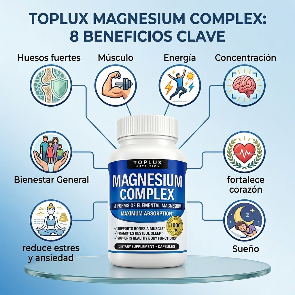 ⚡ TOPLUX™ Magnesium Complex - Recupera tu energía y bienestar