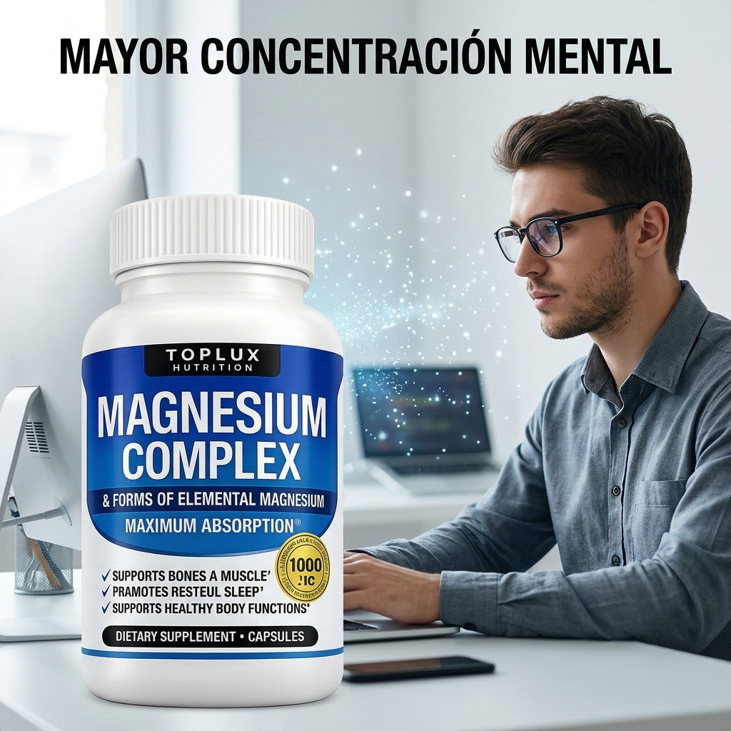 ⚡ TOPLUX™ Magnesium Complex - Recupera tu energía y bienestar